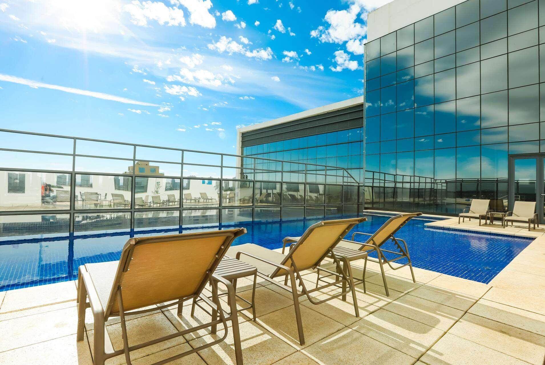 TRYP By Wyndham Ribeirão Preto Hotel Exterior foto Rooftop pool