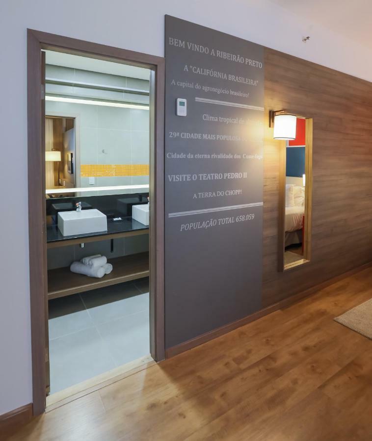 TRYP By Wyndham Ribeirão Preto Hotel Exterior foto A room at the hotel